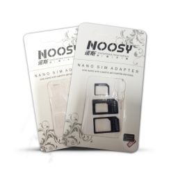 Nanosim adapter - fehér/fekete