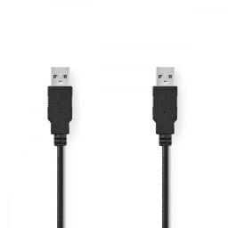 NEDIS USB Összekötő Fekete 1m CCGT60000BK10