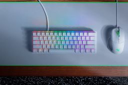 Razer Huntsman Mini Mercury Edition (Purple Switch) White US 