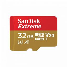 Sandisk 32GB microSDHC Extreme U3 V30 A1 adapter nélkül