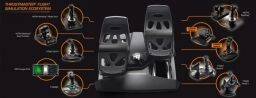 Thrustmaster T-16000M FCS Flight Pack USB Botkormány, Gázkar és Pedál Black