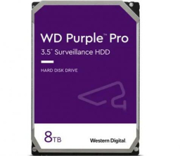 Western Digital 8TB 7200rpm SATA-600 256MB Purple Pro WD8002PURP (Recertified)