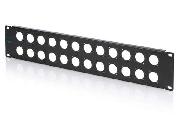 Digitus 2U rack panel for 24 x D-Type modules