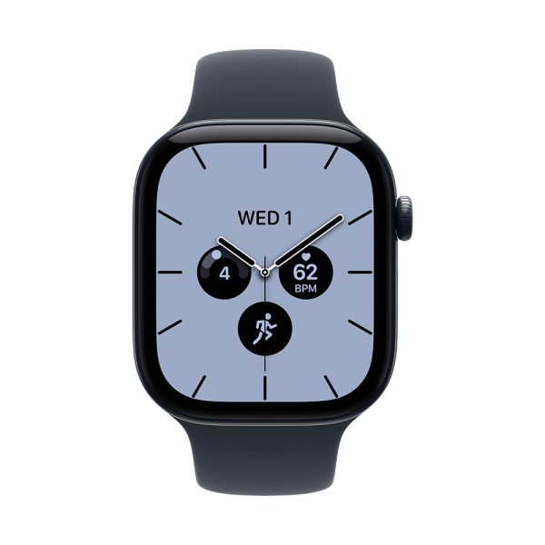 Apple Watch S12 Cellular 46mm Night Blue Ceramic Case with Navy Blue Sport Band - S/M
