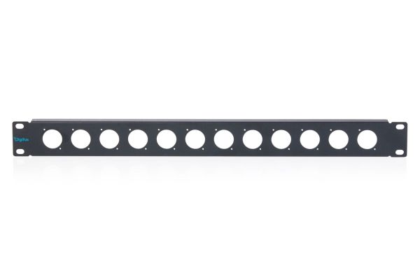 Digitus 1U rack panel for 12 x D-Type modules