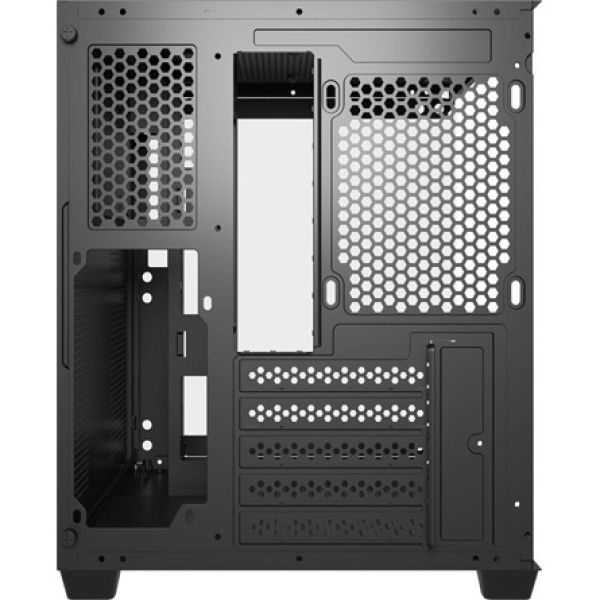 FSP S140-BA ARGB táp nélküli ablakos MT Mini Tower számítógépház fekete