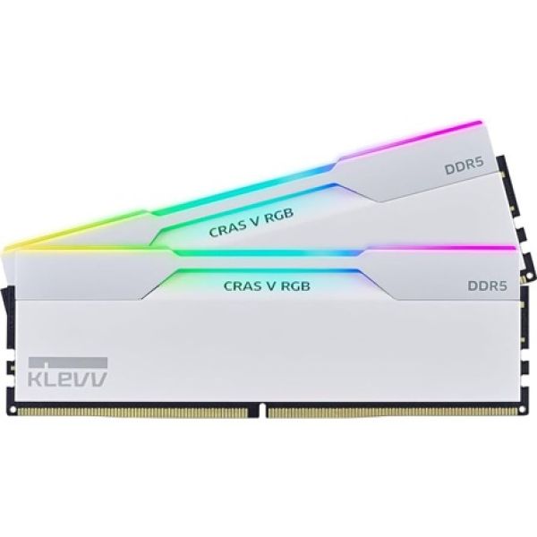 KLEVV CRAS V 32GB 6000MT/s DDR5 memória CL28 Kit of 2 AMD-re optimalizált és Intel 14 Gen és korábbi CPU-kal kompatibili