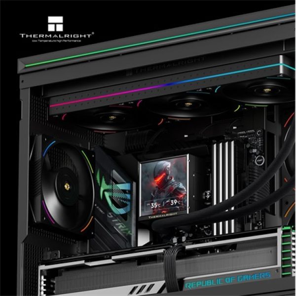 Thermalright Peerless Vision 360 UB ARGB processzor vízhűtő fekete