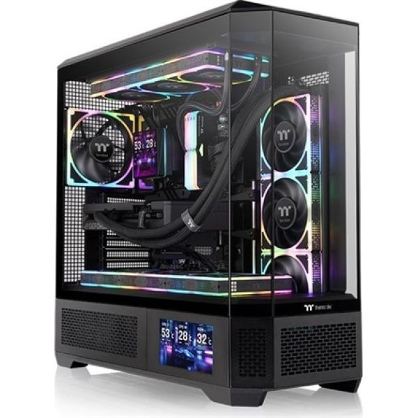 Thermaltake View 600 TG táp nélküli ablakos Full Tower számítógépház fekete 6