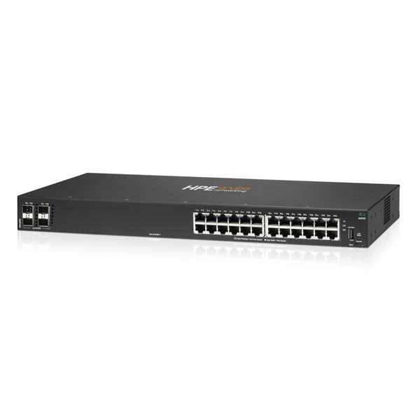 HPE Aruba Networking CX 6000 24p 10M/100M/1G 4p SFP 1G Switch