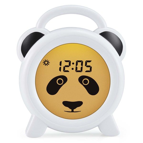Alecto BC100PANDA Alvástréner éjszakai fény és ébresztőóra panda