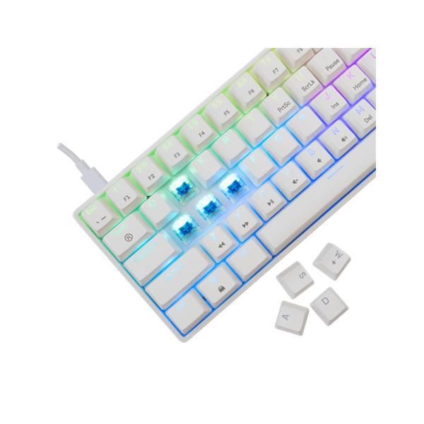 WHITE SHARK GK-004223W/BL-HU SHINOBI-2/W-BL-HU mech. bill. 62 kék gomb,fehér,magyar