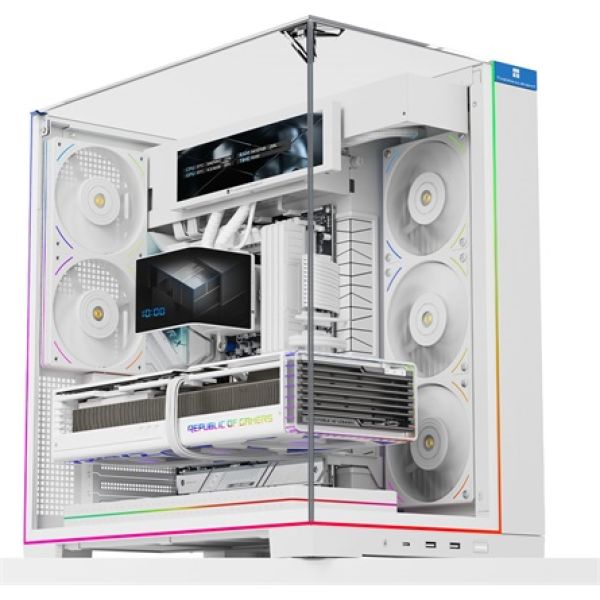 Thermalright A70 VISION White táp nélküli ablakos Mid Tower számítógépház fehér
