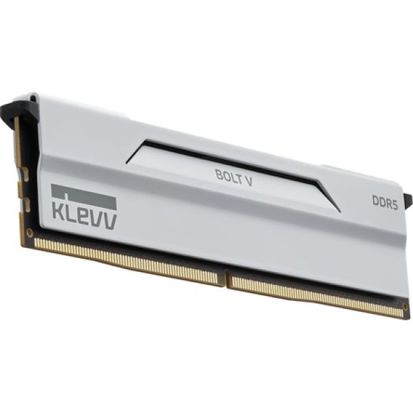 KLEVV BOLT V 64GB 6000MT/s DDR5 memória CL30 Kit of 2 fehér