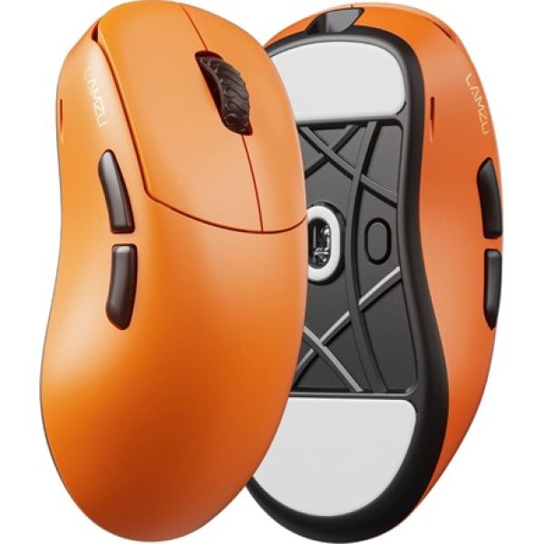 LAMZU Thorn V2 8K optikai vezeték nélküli gaming egér narancssárga