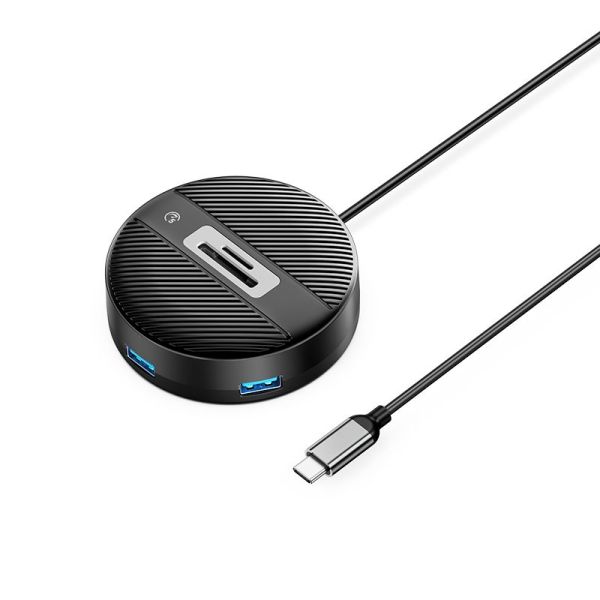 Orico YS5-C3-03-BK-BP 4-portos USB3.0 Type-C HUB with SD/TF port Black