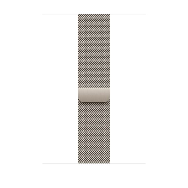 Apple Watch S12 Cellular 46mm Natural Titanium Case with Natural Milanese Loop - M/L