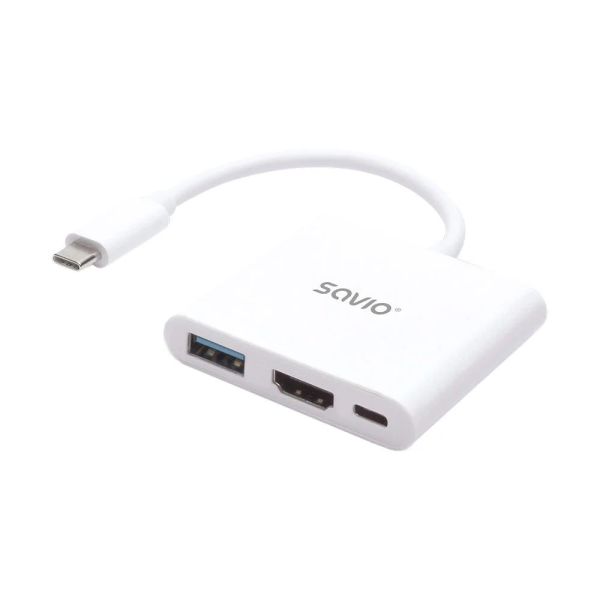 Savio AK-48 Multiport Adapter White