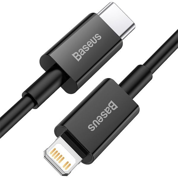 Baseus Superior 20W Type-C/Lightning Cable 1m Black