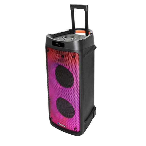 BLAUPUNKT PB08DB Bluetooth party hangszóró, RMS, TWS, FM,AUX, 2 mikrofon, 700W, Fekete (RTVBLAS018)