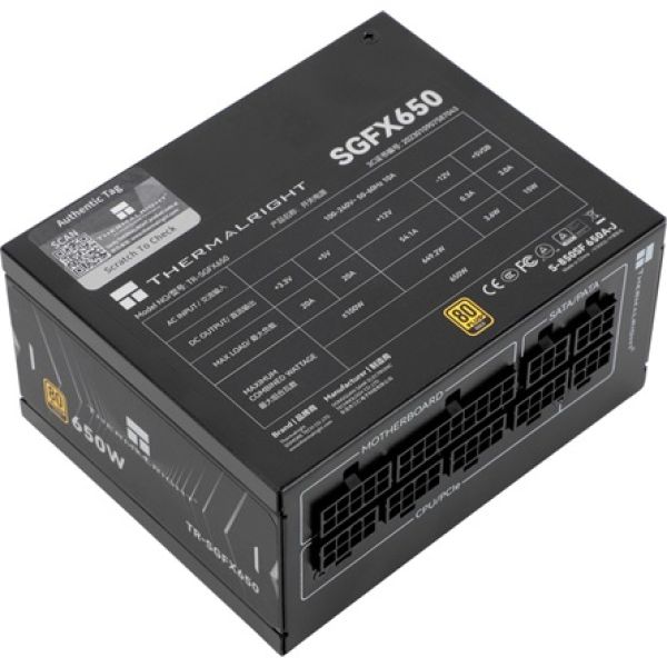 Thermalright SGFX650 SFX desktop tápegység 650W 80+ Gold BOX