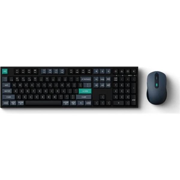 Keychron B36 Bluetooth / vezeték nélküli magyar Scissor Switch mechanikus billentyűzet + egér fekete-szürke