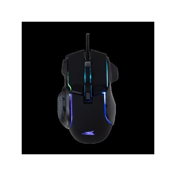 BARACUDA BGM-071B PIRANHA-B fe/ 7200 dpi 7D gamer egér, RGB