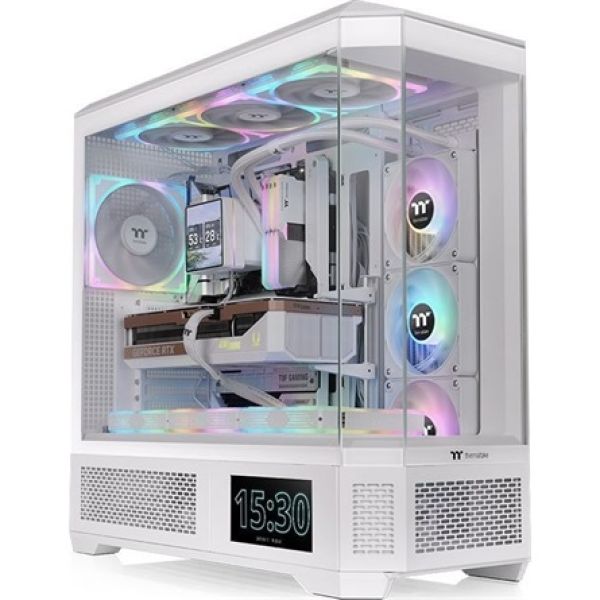 Thermaltake View 600 TG táp nélküli ablakos Full Tower számítógépház fehér 6