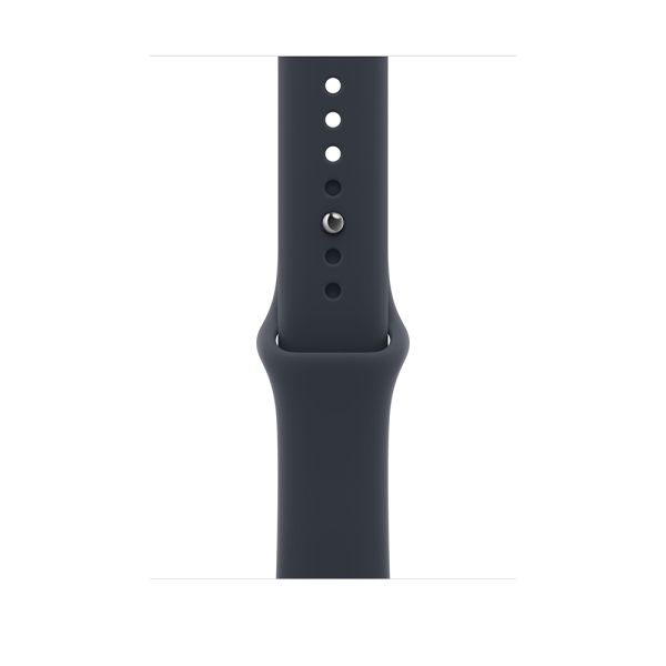 Apple Watch S12 GPS 46mm Space Grey Aluminium Case with Navy Blue Sport Band - M/L