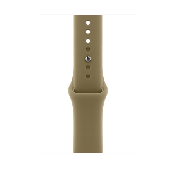Apple Watch S12 GPS 46mm Dark Bronze Aluminium Case with Olive Sport Band - M/L