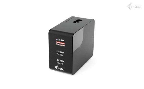 I-TEC 100W Intelligent Multiport USB Charger Black