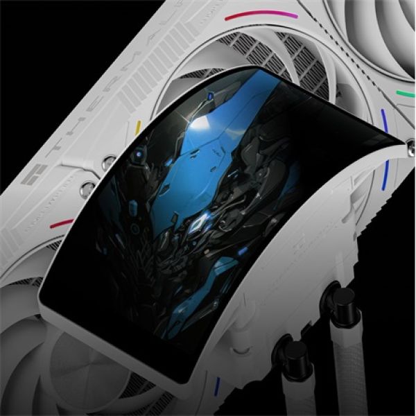 Thermalright Rainbow Vision 360 Turbo ARGB processzor vízhűtő fehér