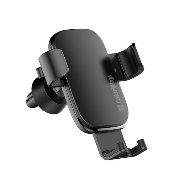 COLORWAY Autós tartó CW-CHG14-BK, 3 Black Metál Gravity Holder telefonhoz