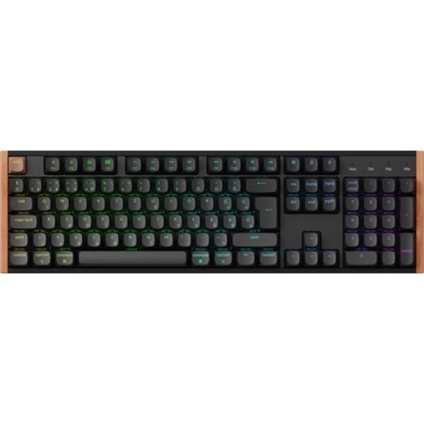 Keychron K10 HE Bluetooth / vezeték nélküli magyar Gateron double-rail magnetic nebula mechanikus billentyűzet fekete