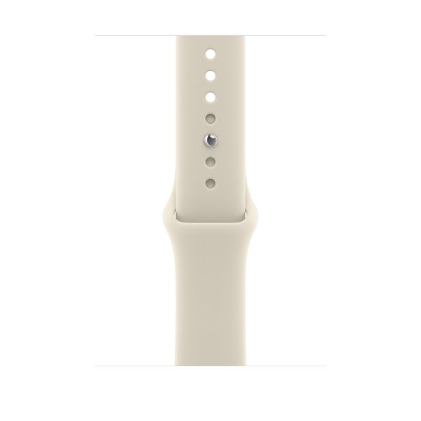 Apple Watch S12 Cellular 42mm Light Gold Aluminium Case with Sand Sport Band - S/M