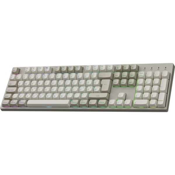 Keychron C2 Pro 8K USB magyar Apex Red mechanikus billentyűzet szürke (Bontott!)