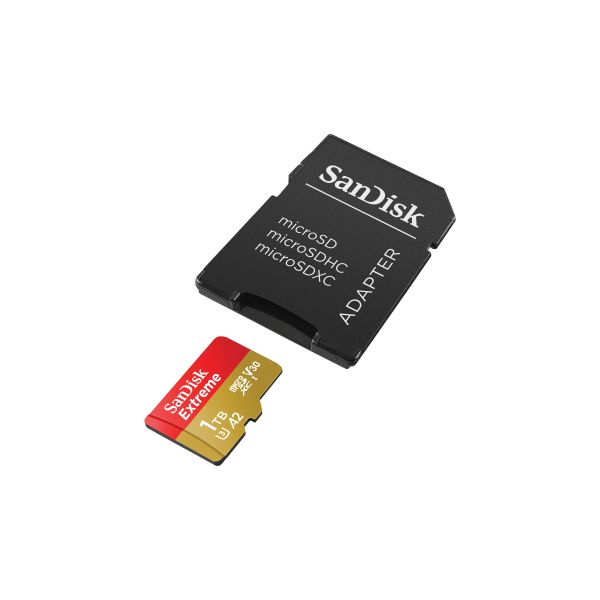 SANDISK 121590, SANDISK MICROSD EXTREME KÁRTYA 1TB, 190/130 MB/s, A2 C10 V30 UHS-I U3