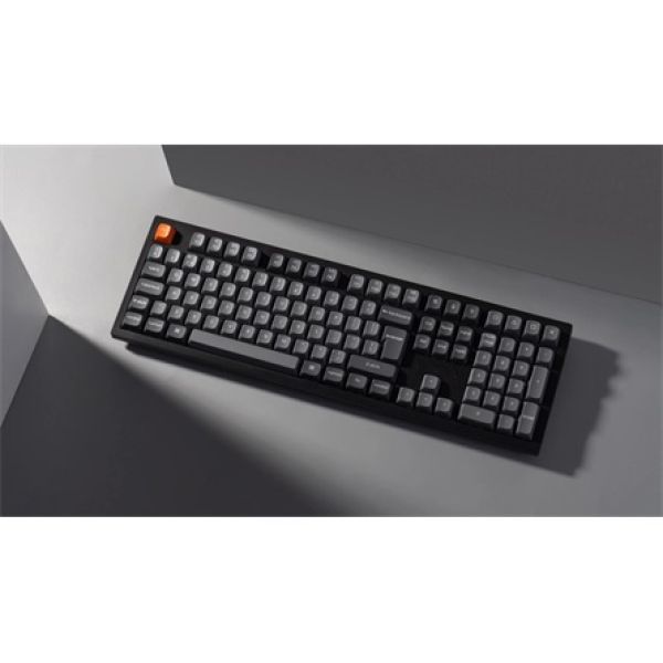 Keychron K10 Max Bluetooth / vezeték nélküli / USB magyar Keychron Super Red mechanikus billentyűzet fekete