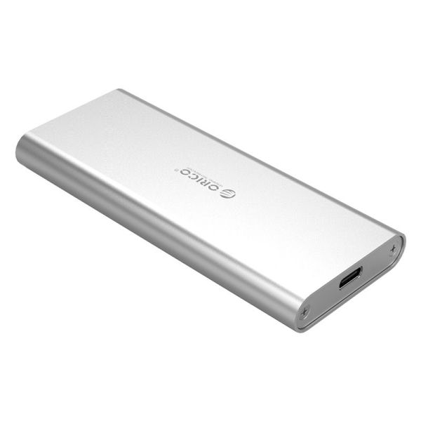 Orico M2G-C3 M.2 SATA to Type-C High-speed SSD Enclosure Aluminium Silver