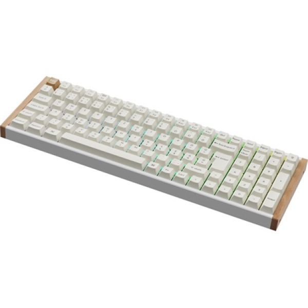Keychron K4 HE Bluetooth / vezeték nélküli magyar gaming Gateron double-rail magnetic nebula mechanikus billentyűzet feh