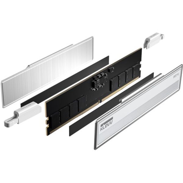 KLEVV FIT V 32GB 6000MT/s DDR5 memória CL30 Kit of 2 (Bontott!) fehér