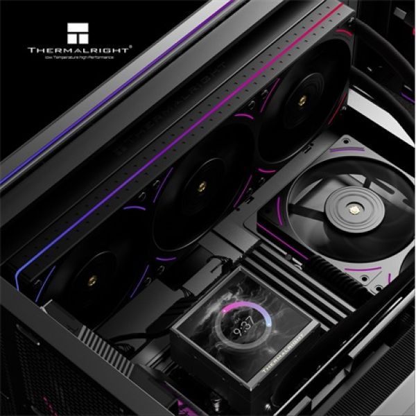 Thermalright Peerless Vision 360 UB ARGB processzor vízhűtő fekete