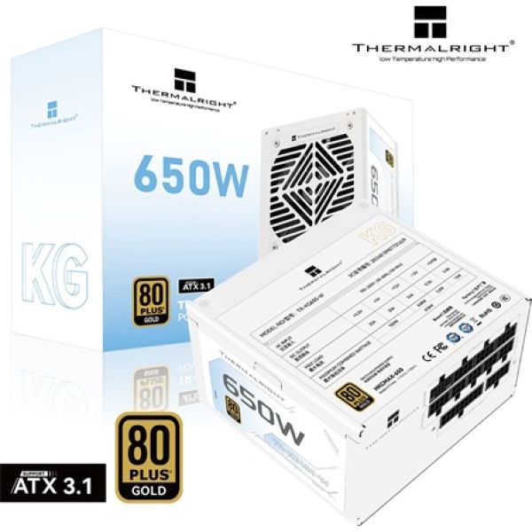 Thermalright KG-650-W ATX desktop tápegység 650W 80+ Gold BOX