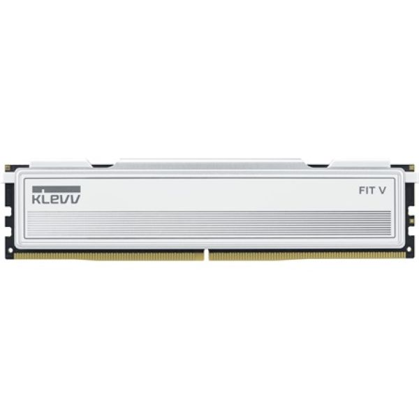 KLEVV FIT V 32GB 6000MT/s DDR5 memória CL28 Kit of 2 AMD-re optimalizált (Bontott!) fehér