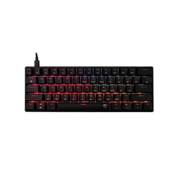 WHITE SHARK GK-004113B/R-HU SHINOBI-2/B-R-HU mech. bill. 62 piros gomb,fekete, magyar