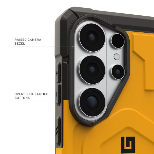 UAG Pathfinder case for Samsung Galaxy S26 Ultra Heritage Yellow