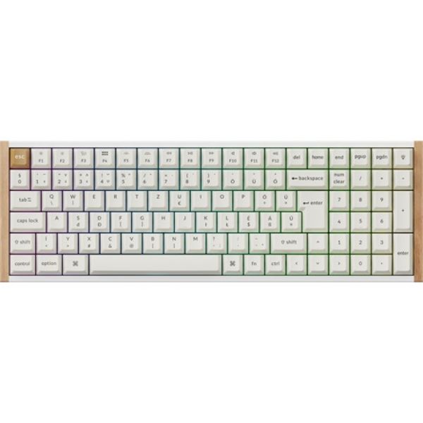 Keychron K4 HE Bluetooth / vezeték nélküli magyar gaming Gateron double-rail magnetic nebula mechanikus billentyűzet feh