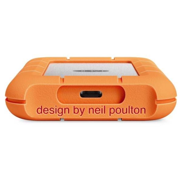 LaCie 1TB USB4.0/USB Type-C Rugged Orange