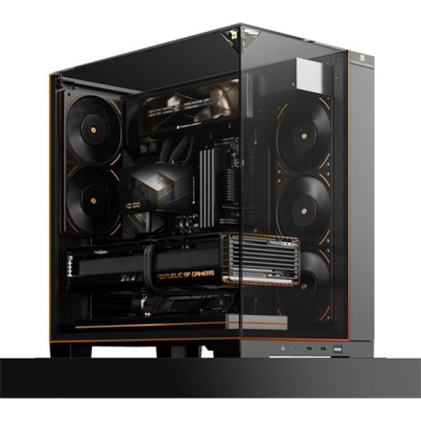 Thermalright A70 VISION táp nélküli ablakos Mid Tower számítógépház fekete