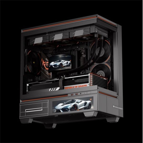 Thermalright Rainbow Vision 360 Turbo ARGB processzor vízhűtő fekete